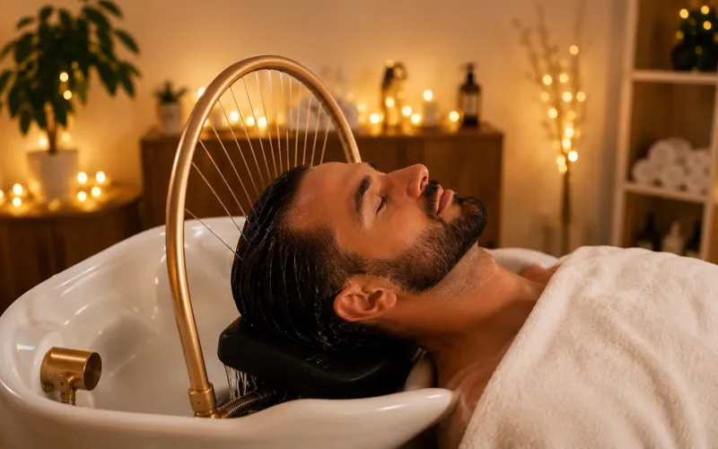 Head Spa Homme arche sensorielle - Head Zen Massage Poisy